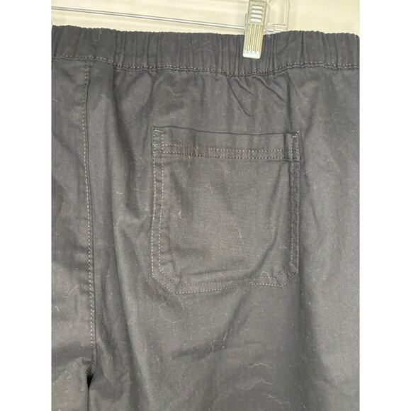 STYLE & CO NEW Pull On Capri Womens XXL Black High Rise Slash Pockets - Picture 3 of 10